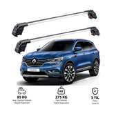 RENAULT KOLEOS 2017 et modèles ultérieurs TRX2 Thunder Carrier Barres transversales pour galerie de toit 2 barres